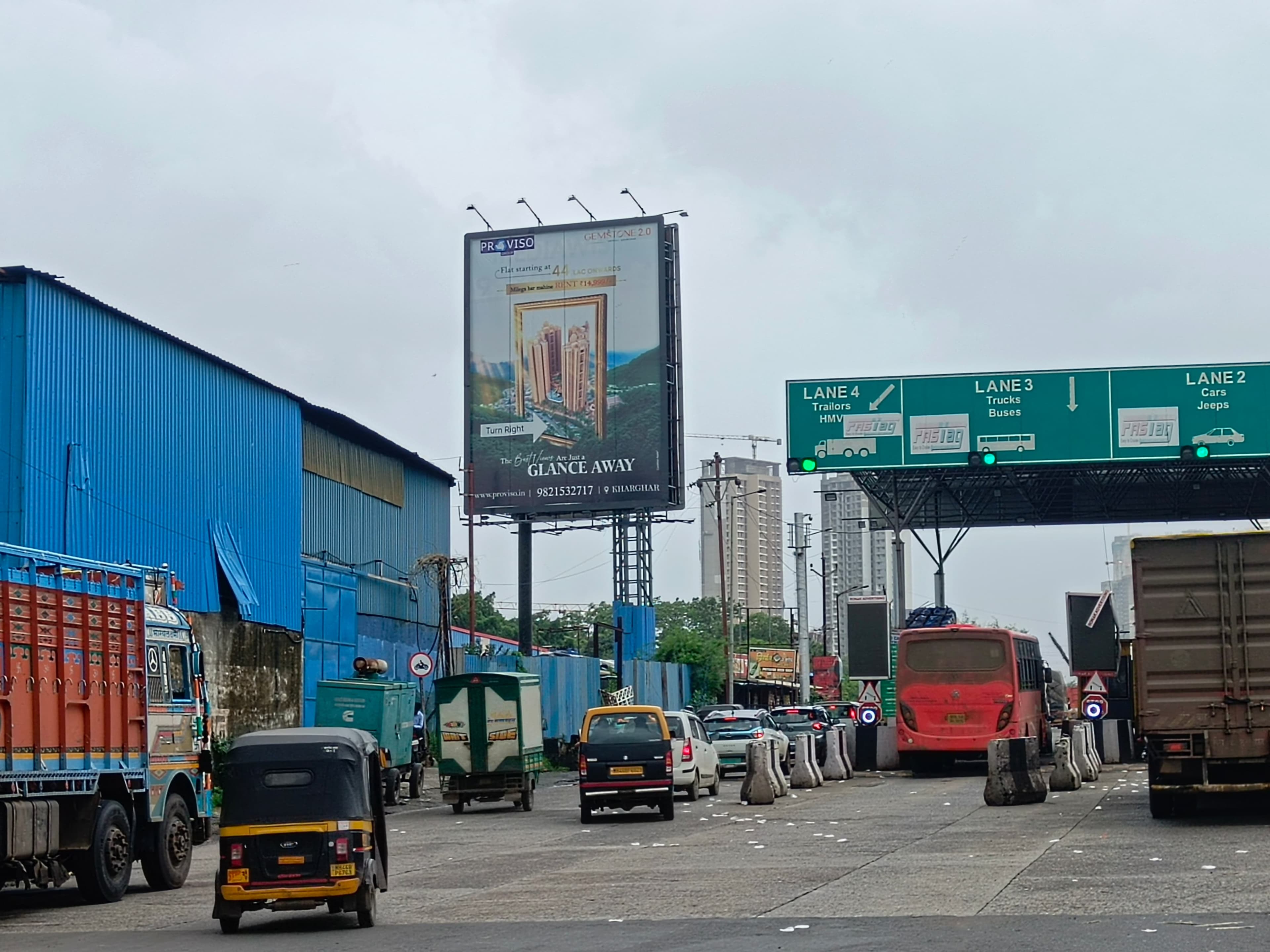 Taloja outdoor billboard hoarding location photo 2
