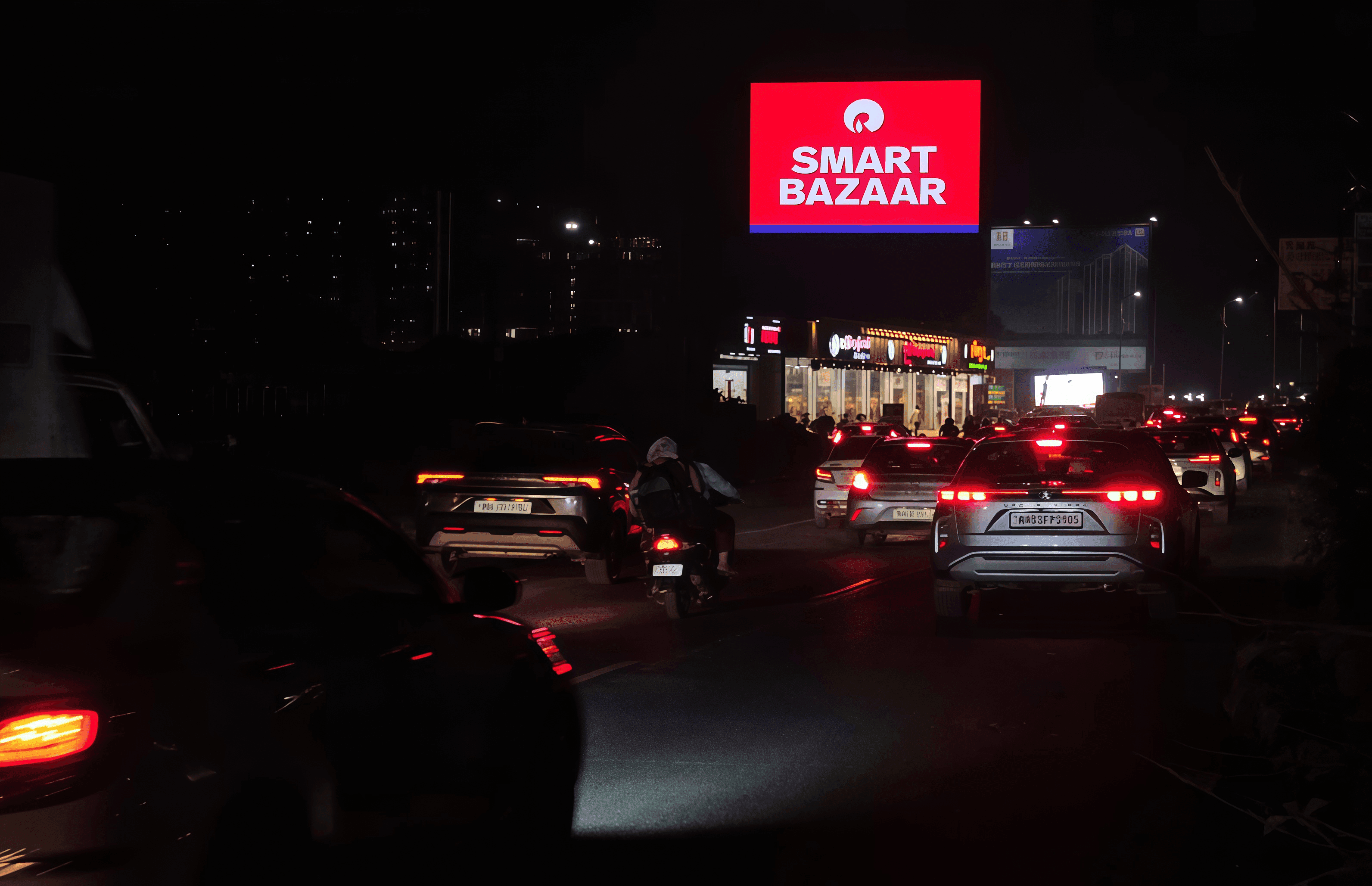LED Hoarding at Kalyan-Shil Road near Xperia Mall, Lodha Palava — facing Vashi