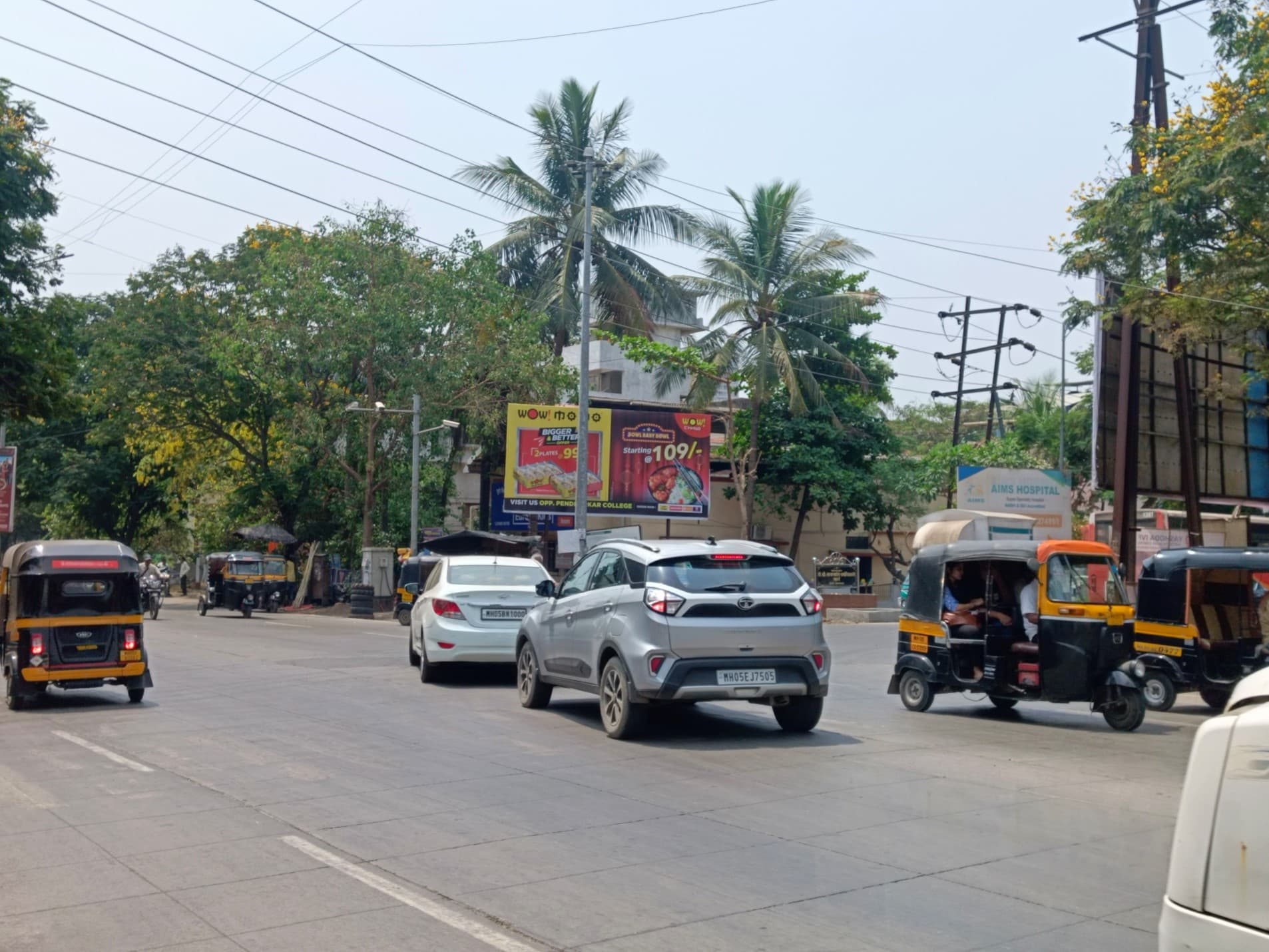 MediaWisse outdoor hoarding at RR Hospital Facing Gharda Circle/ McDonald's: MediaWisse-operated board at RR Hospital in Dombivli, facing Gharda Circle/ McDonald's (photo 3)